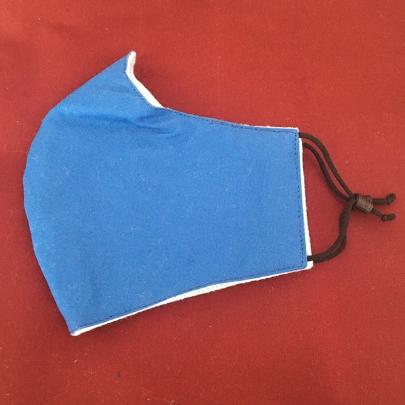 Electric Blue, Solid quality face mask - Picture 3 of 5